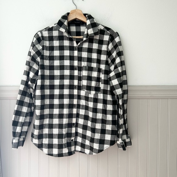 Zara Mens Green and White Plaid Medium Button Down Shirt - Picture 1 of 3